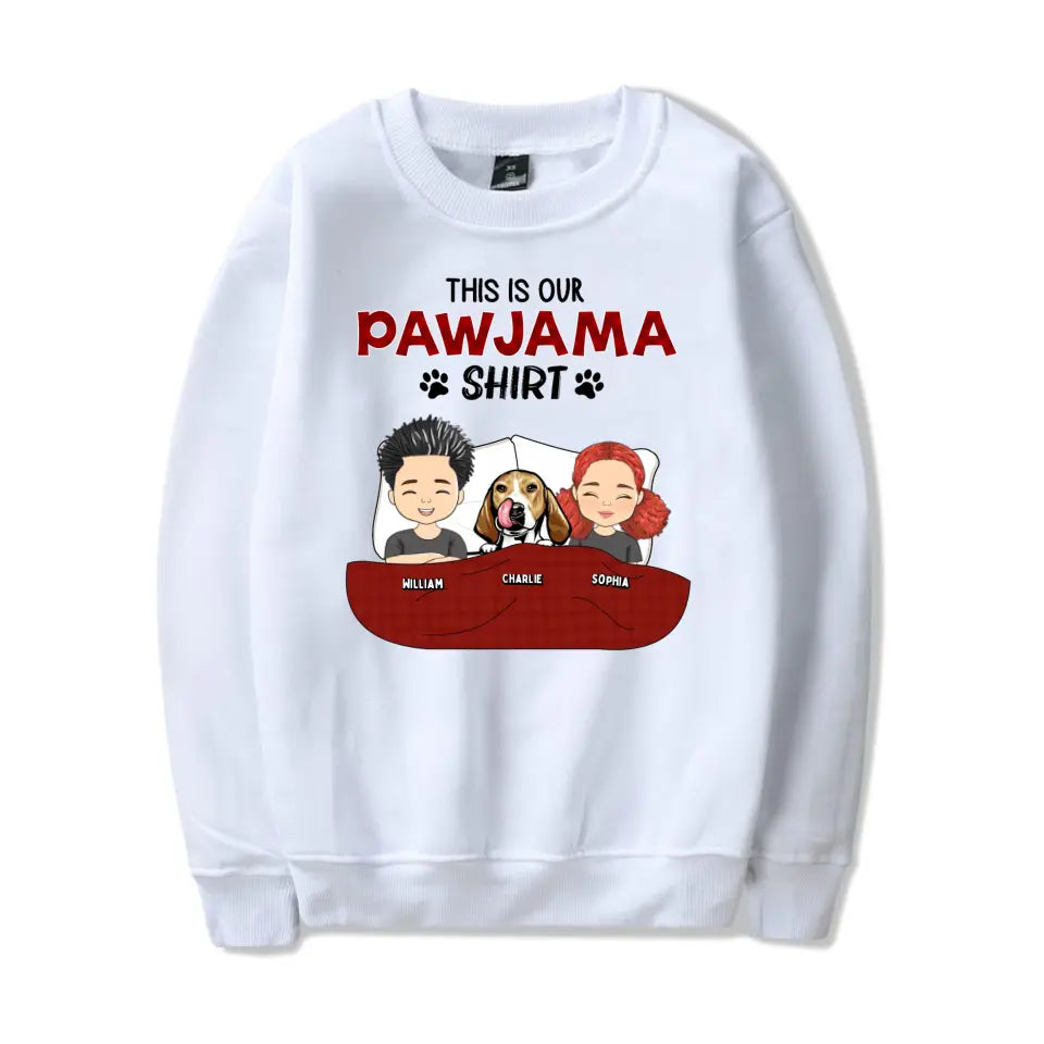 Pajama Shirt Version Couple - Personalized Custom Unisex T-Shirt, Sweatshirt, Hoodie T-F170