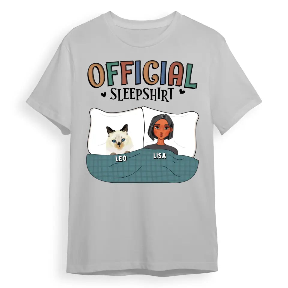 Official Sleepshirt With Pets - Personalized Custom Unisex T-Shirt T-F166