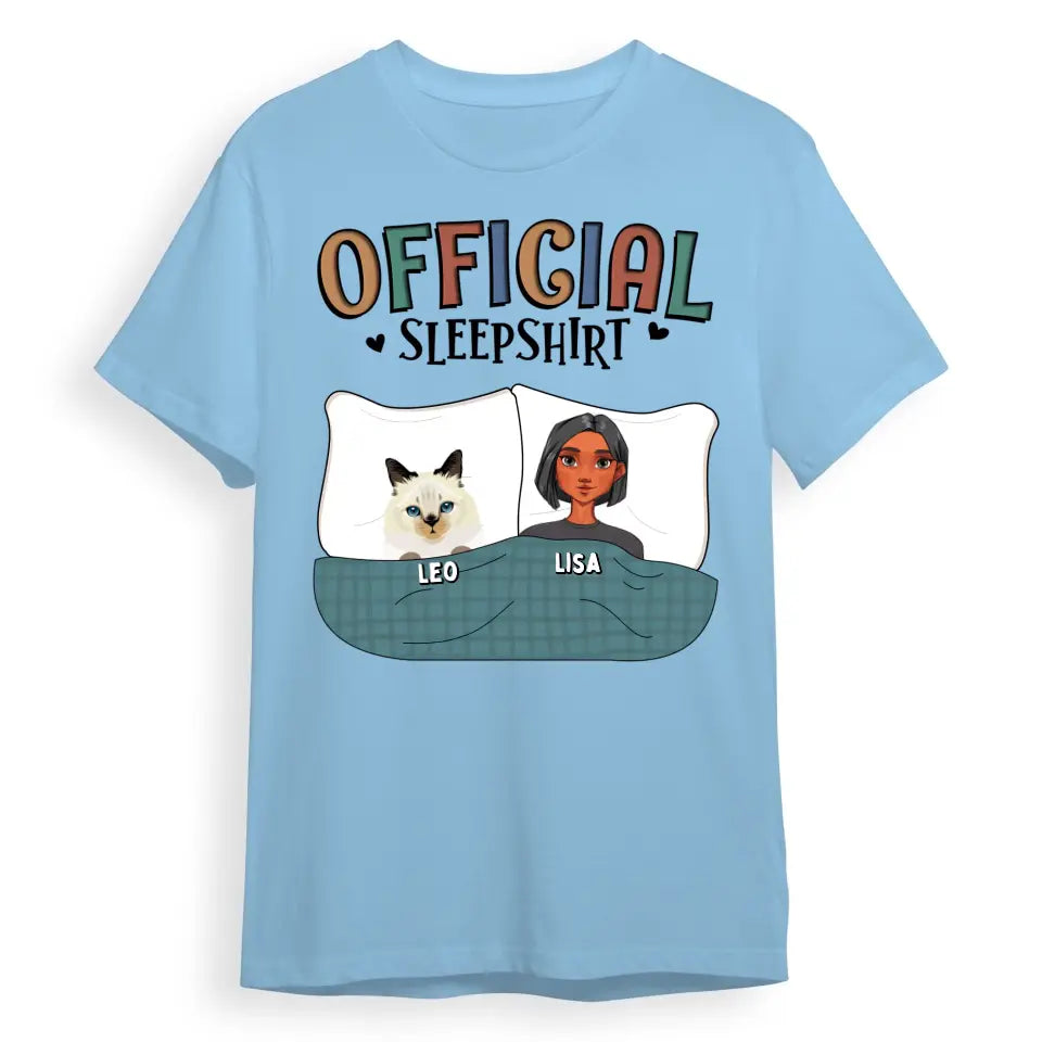 Official Sleepshirt With Pets - Personalized Custom Unisex T-Shirt T-F166