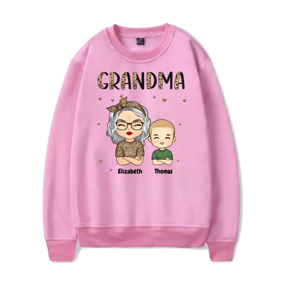 Just Call Me Grandma - Family Personalized Custom Unisex T-shirt, Hoodie, Sweatshirt - Mother's Day, Birthday Gift For Grandma T-F188