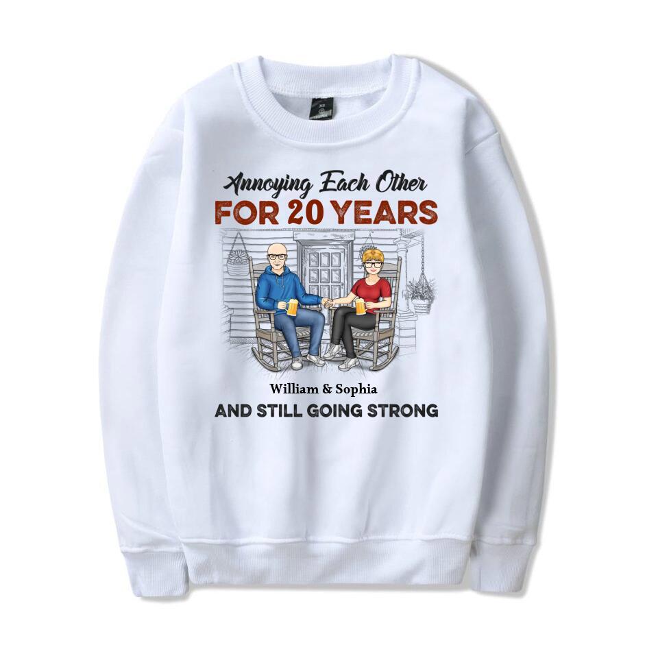 Family Couple Annoying Each Other And Still Going Strong - Gift For Couples - Personalized Custom T-Shirt, Hoodie, Sweatshirt T-F15