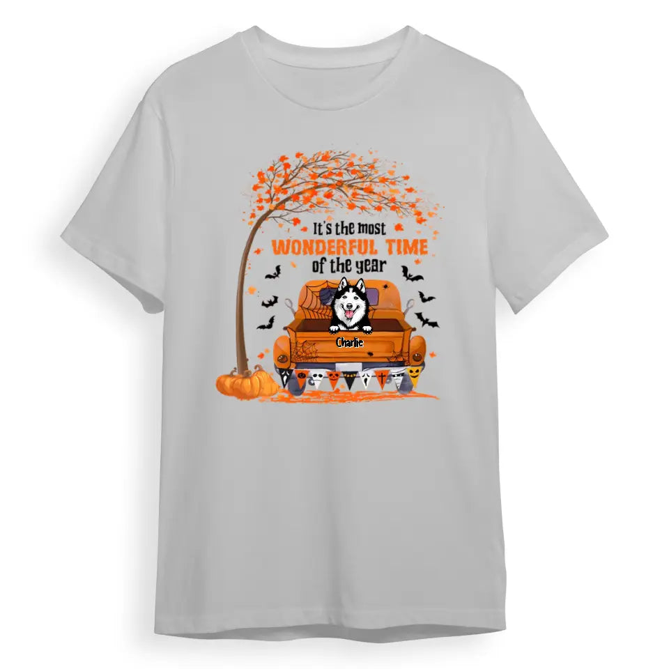 Halloween For Dogs - It's The Most Wonderful Time Of The Year - Personalized Unisex T-Shirt, Sweatshirt, Hoodie. Halloween Ideas T- F90