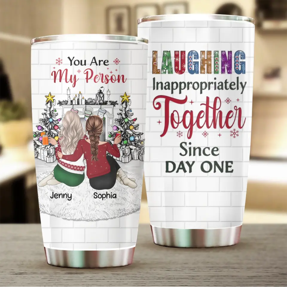 Work Made Us Colleagues But Our Potty Mouths - Christmas Gift For Best Friends And Colleagues - Personalized Custom 20oz Tumbler TU-F27