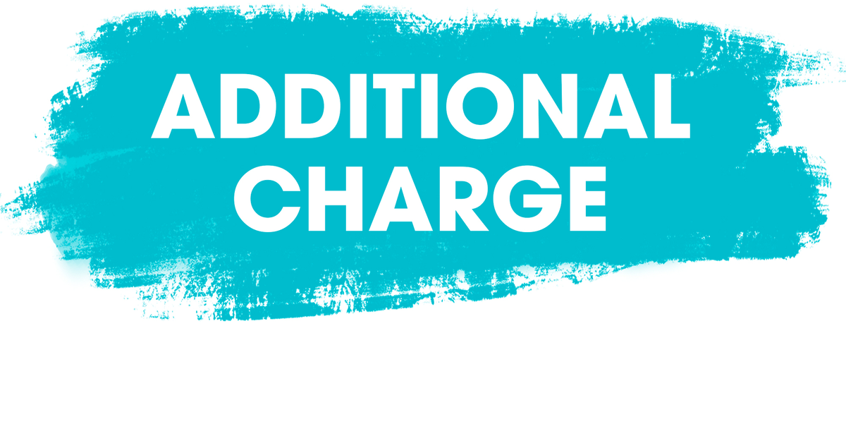 Larger-Sized Additional Charge (Metal Sign)