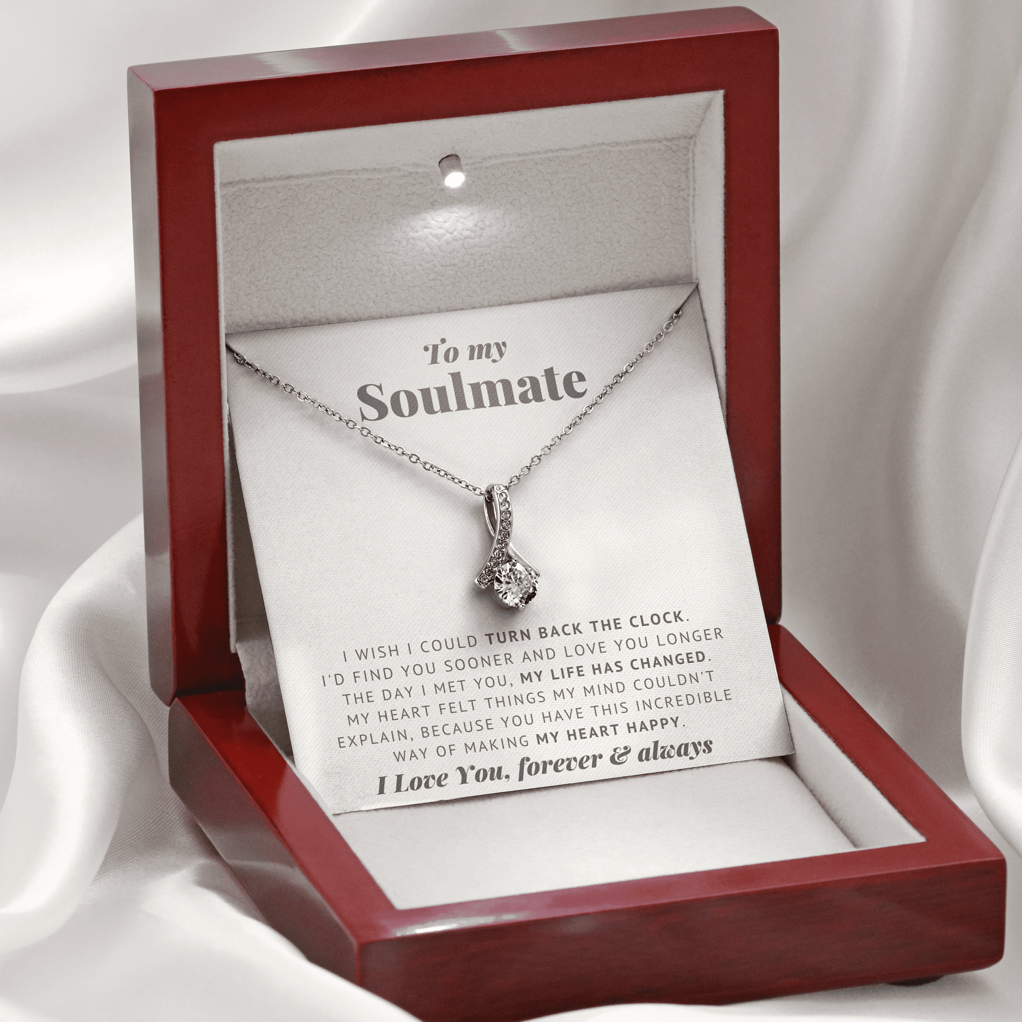 To My Soulmate High-quality Crafted Necklace by Joyous&Folksy™